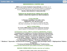 Tablet Screenshot of centroamazaragoza.com